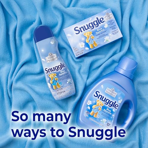 Snuggle Blue Sparkle Fabric Softener Dryer Sheets, 120 Count - Image 5