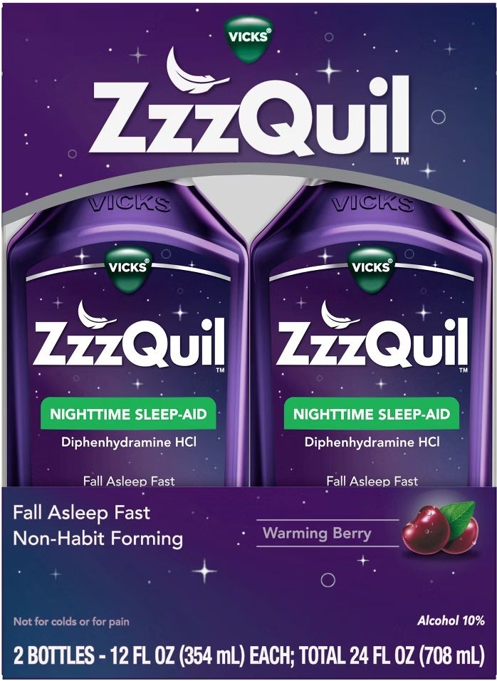 Nighttime Sleep Aid, Diphenhydramine HCl, 2x12 oz Twin Pack - pzsku/Z0BE502D902DE84F099CAZ/45/_/1732194692/ced6d5dc-4225-4d88-a9fd-359cc7b594dd