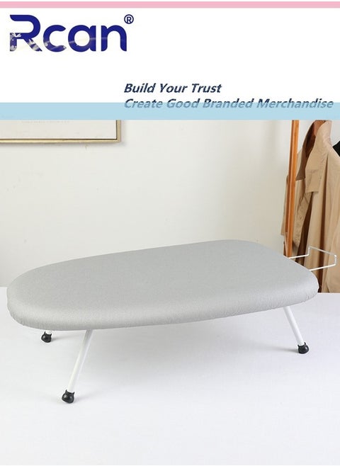 Portable Household Tabletop Ironing Board with Folding Legs with Solid Steam Iron Rest For Home Dorm Small Spaces Travel Use