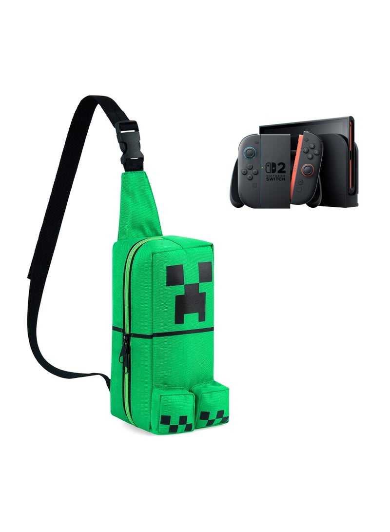 General Travel bag for Nintendo Switch 2 - Cute lanyard crossbody backpack for Nintendo accessory storage  - Image 1