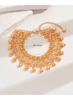 GOLDMAX 21k Gold Plated Anklet For Women  - Image 3