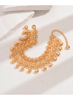 GOLDMAX 21k Gold Plated Anklet For Women  - Image 2