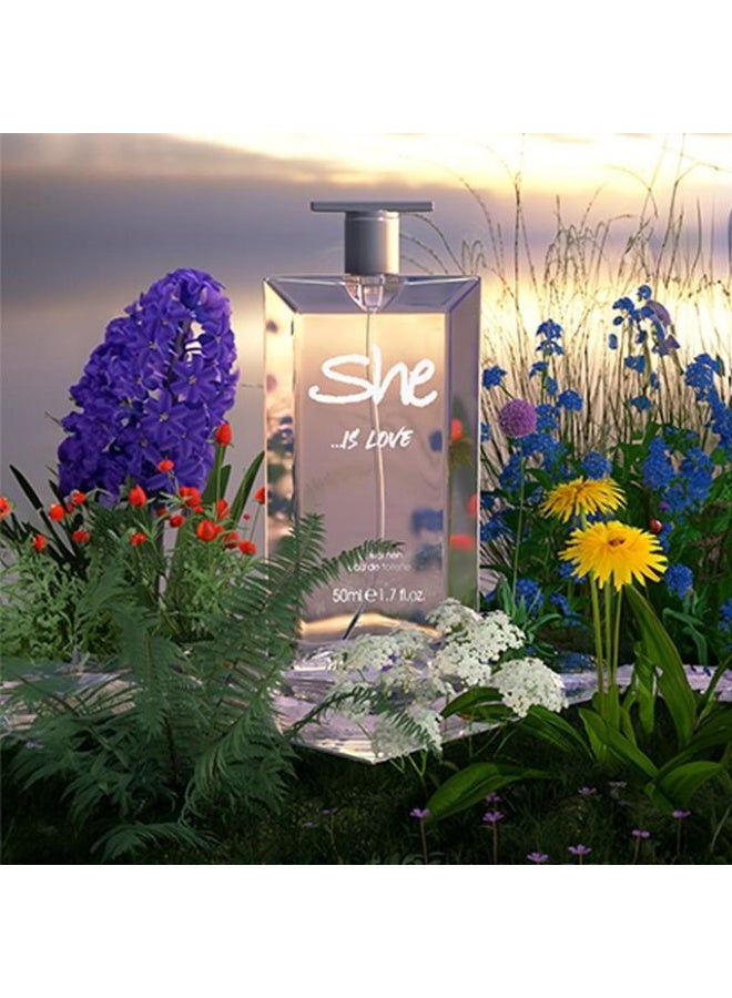 SHE IS LOVE EDT Women - 50ml - Image 2