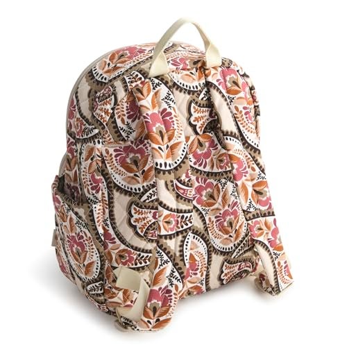 Vera Bradley Women's Premium Cotton Small Banbury Backpack, Blooming Paisley, One Size - Image 2