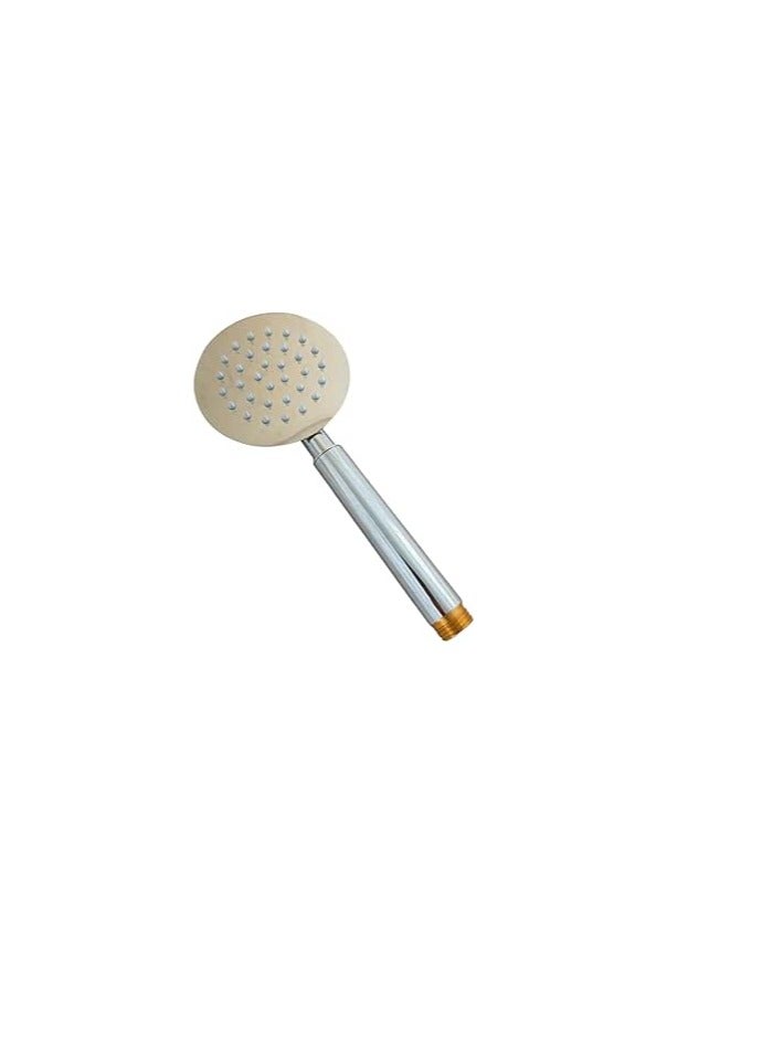Metal Hand Shower Head (Round Shape 2 Silver) - Image 1