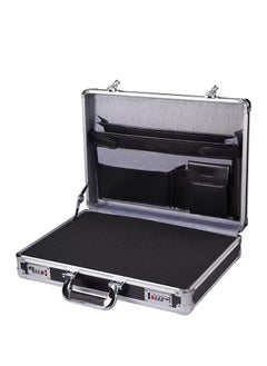 Freegallops 17.5" x 4" x 13" Black Aluminum Briefcase,Medium  - Image 2