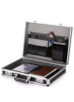 Freegallops 17.5" x 4" x 13" Black Aluminum Briefcase,Medium  - Image 4