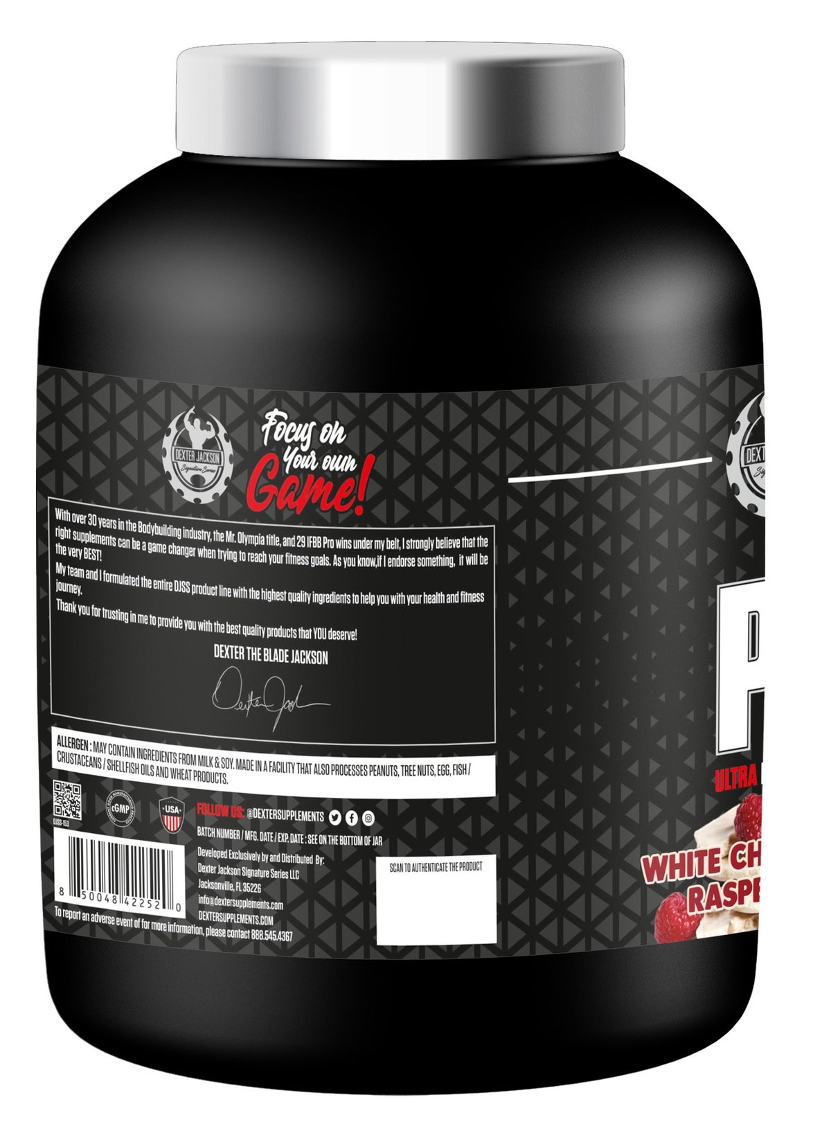 Black Series Platinum Whey - Ultra Premium Strength Whey & Isolate Protein -White Chocolate Raspberry, 4Lbs