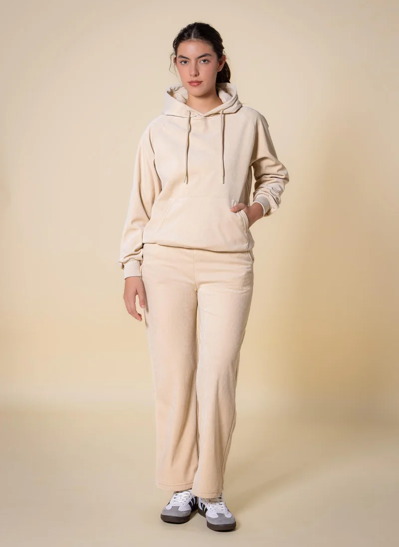 SHAPES TEXTURED HOODIE SET