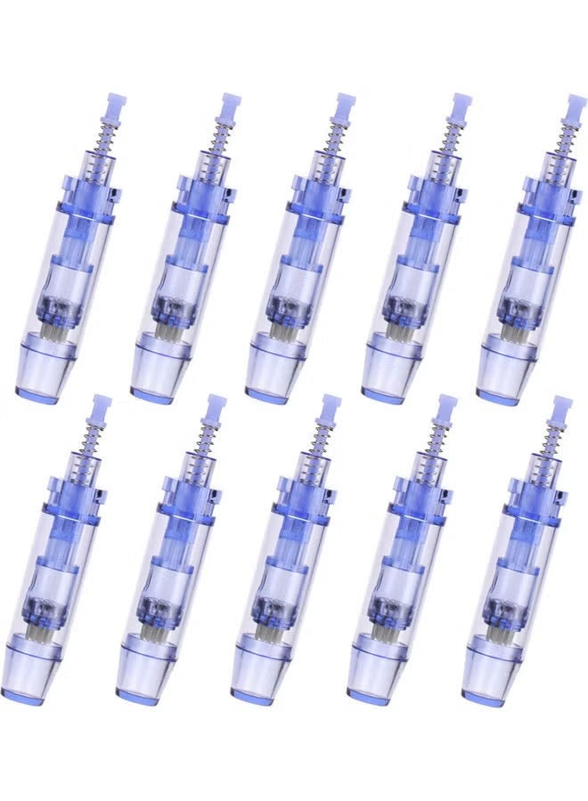 10-Piece Replaceable Cartridges Skin Derma Needles for Microneedling Pen 36 Pin Cartridge Blue 14.5 x 4.5 x 9.5cm - Image 2