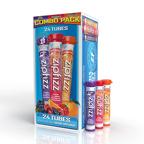 Zipfizz Energy Drink Mix, Electrolyte Hydration Powder with B12 and Multi Vitamin, Combo Pack (24 Pack) - Image 1