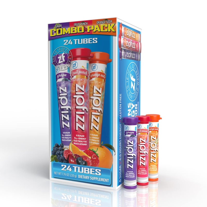 Zipfizz Energy Drink Mix, Electrolyte Hydration Powder with B12 and Multi Vitamin, Combo Pack (24 Pack) - Image 5