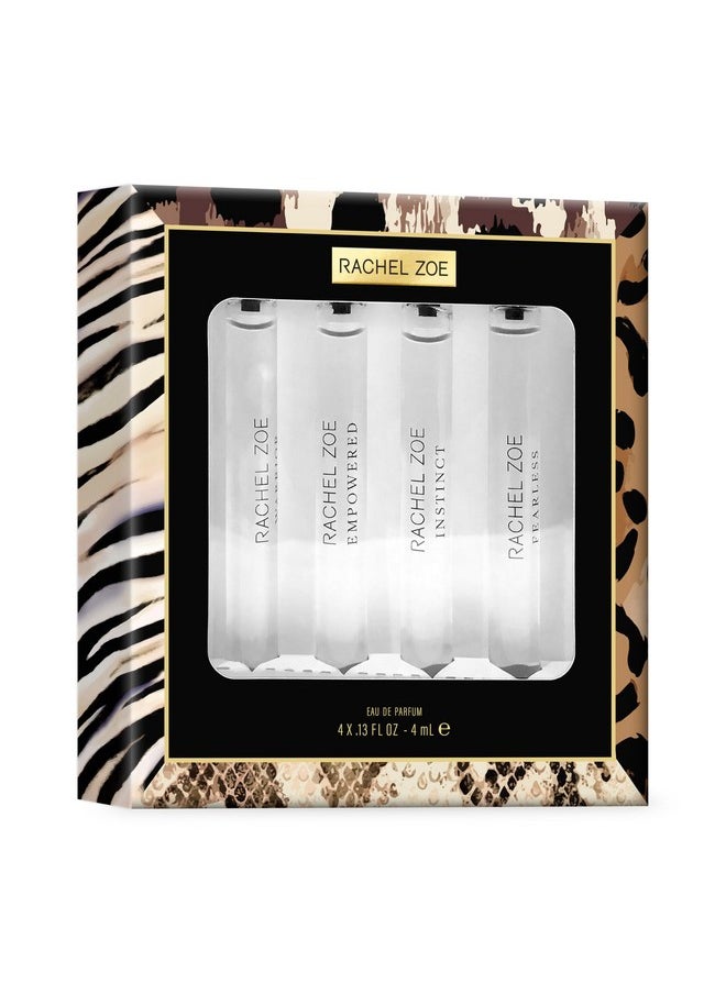 RACHEL ZOE - RACHEL ZOE Perfume Gift Set - Travel Size Perfume, Eau de Parfum for Women - Collection of Four Unique Fragrances - Ideal Gift Set for Women - 4 pc - Image 1