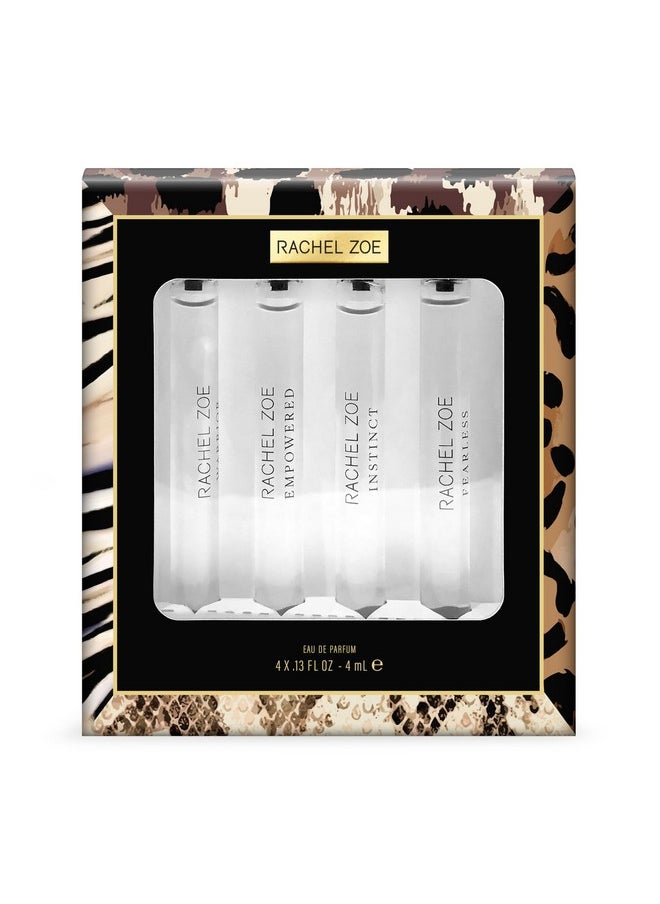 RACHEL ZOE - RACHEL ZOE Perfume Gift Set - Travel Size Perfume, Eau de Parfum for Women - Collection of Four Unique Fragrances - Ideal Gift Set for Women - 4 pc - Image 1