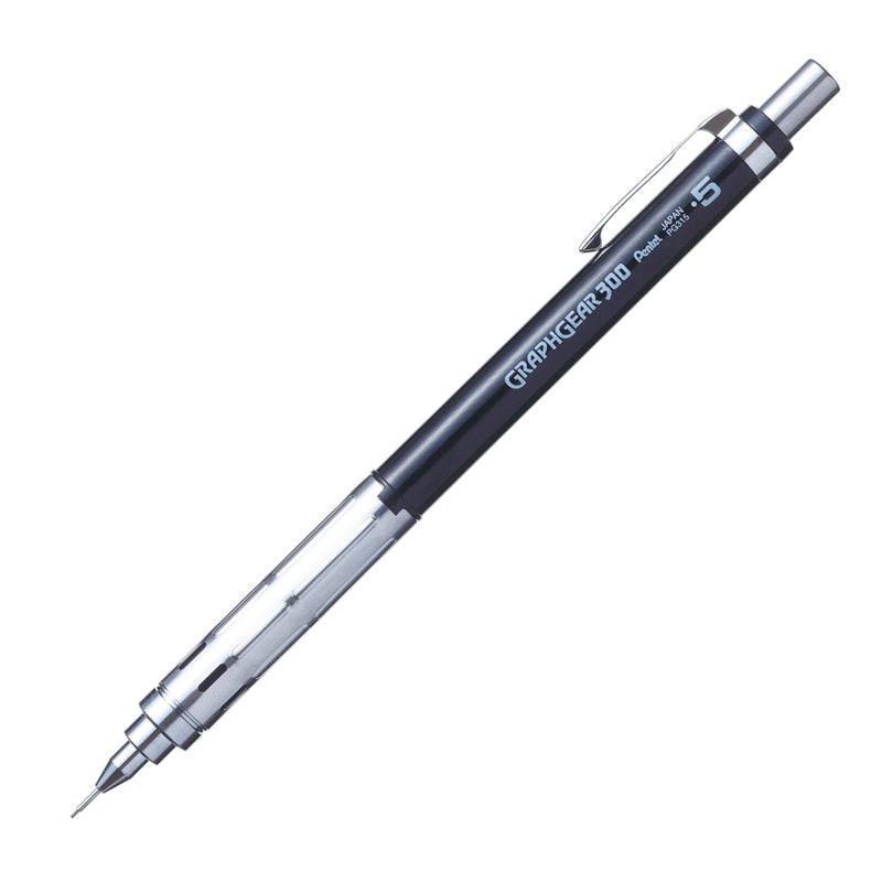 Pentel GraphGear 300 Mechanical Pencil, Box of 12 Pencils, black (0.5mm) - Image 3