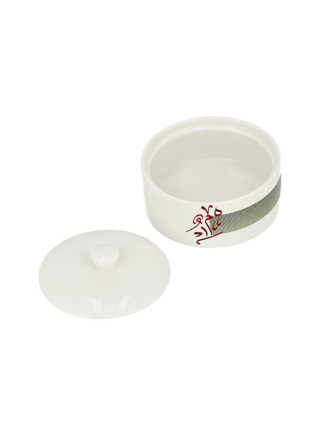 Dallaty Porcelain Dates Bowl Arab Graph Red\Green - Image 4