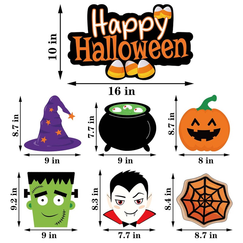 N.C Halloween Hanging 68PCS Halloween Ceiling Decorations Halloween Decorations for Classroom Hanging Halloween Decorations Indoor Ghost Pumpkin Ceiling Decorations  CSUS20210713001 - Image 2