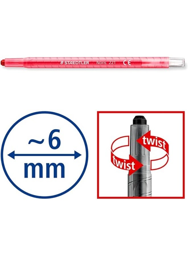 STAEDTLER Wax color set of 12 colors noris 221 - Image 4