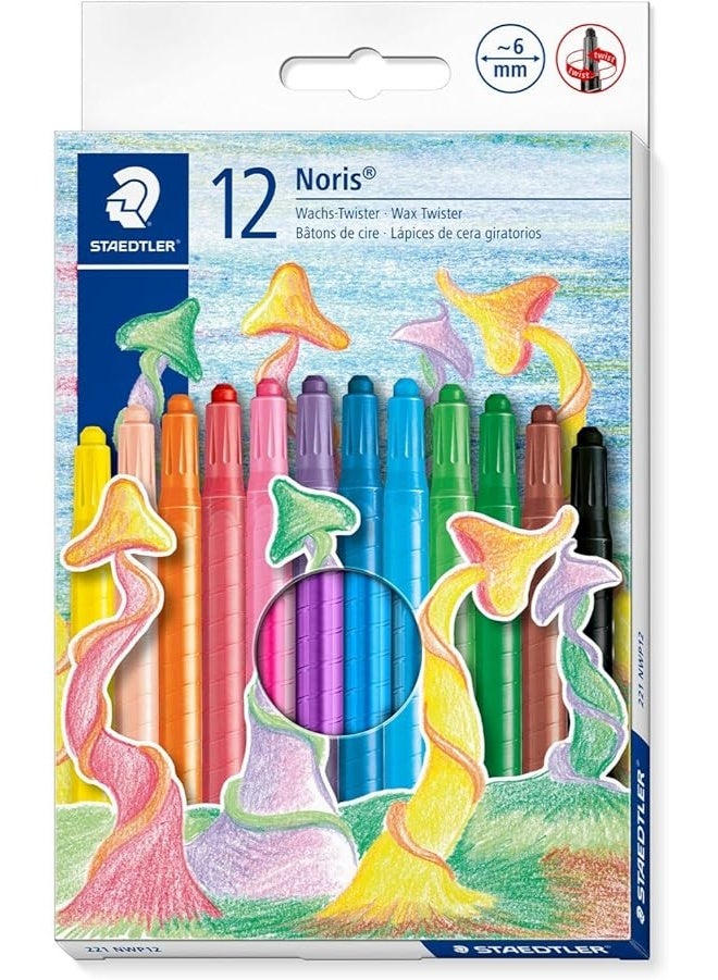 STAEDTLER Wax color set of 12 colors noris 221 - Image 1