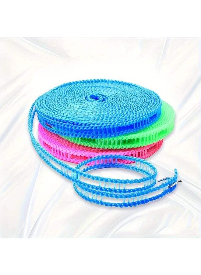 الحبل الغسيل الأزرق الثقيل المقاوم للرياح وغير المنزلق بطول 10 أمتار (393.7 بوصة) للسفر في الهواء الطلق - Image 5