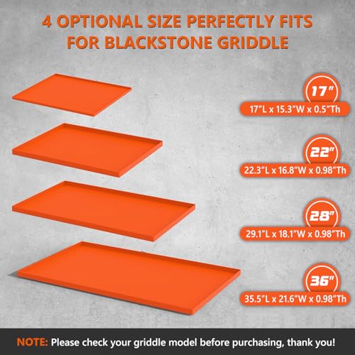 Protebox 22" Silicone Griddle Mat for Blackstone 22 Inch Grill, Heavy Duty Food Grade Silicone Griddle Cover, Protect Your Grill from Dirt & Rust All Year Round - Image 5