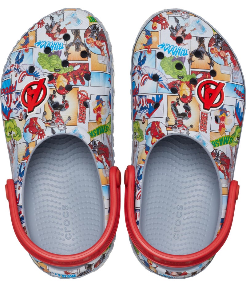 Crocs Avengers™ Off Court Clogs (Little Kid/Big Kid) Blue Grey 5 Big Kid M - Image 2