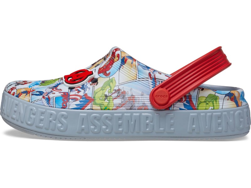 Crocs Avengers™ Off Court Clogs (Little Kid/Big Kid) Blue Grey 5 Big Kid M - Image 4