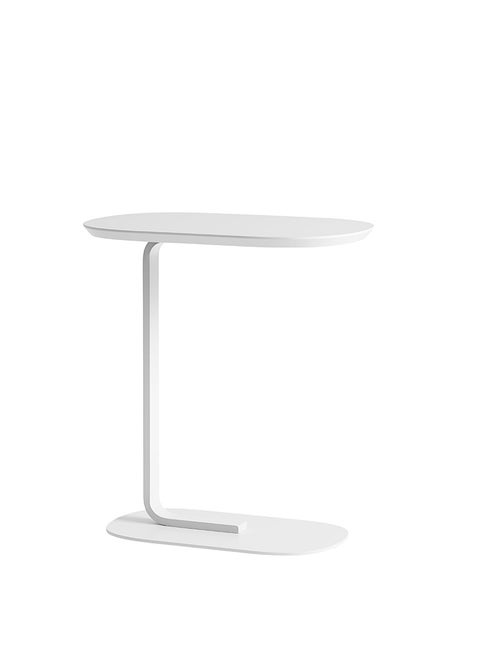 Inzo Full Metal Side Table White