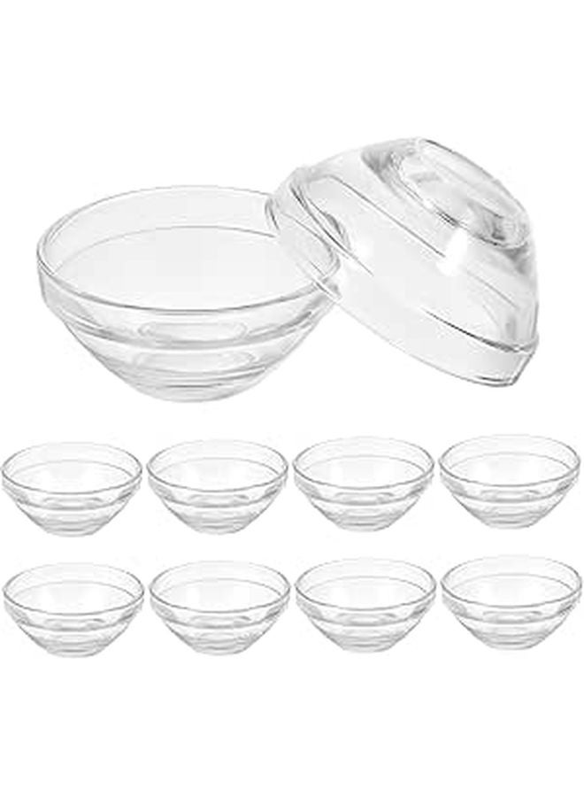 10Pcs Transparent Mixing Bowls for Facial Masks Essential Oils Skincare Cosmetic Application - Image 1
