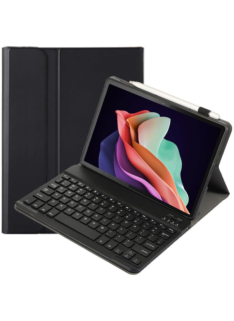 General - Arabic and English Keyboard Case for Huawei Matepad air 11.5 2023, Detachable Keyboard -Wireless Bluetooth Magnetically Detachable - Image 1