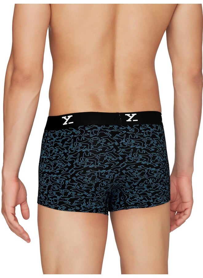 اكس واي اكس اكس - شورت رجالي من XYXX (عبوة من قطعتين) (XYTRNK2PCKN226XXL_Lightning Bolt:Yoga Pet_Multicolor_2XL) - Image 1