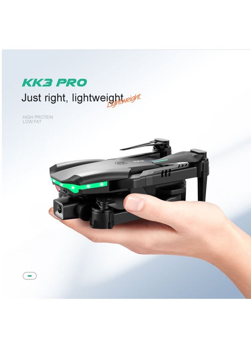 Mi VAZA - KK3 Pro Mini Drone HD Dual Camera Wi-Fi FPV Obstacle Avoidance Remote Quadcopter Foldable RC Drone With 1 Battery  for Kids Toys Hobbies for Beginners Not Professional Drone - Image 1