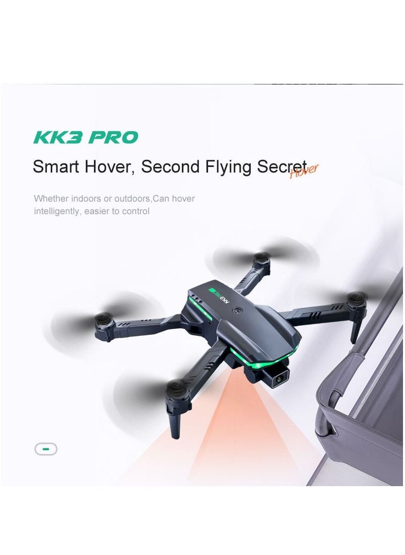 Mi VAZA - KK3 Pro Mini Drone HD Dual Camera Wi-Fi FPV Obstacle Avoidance Remote Quadcopter Foldable RC Drone With 1 Battery  for Kids Toys Hobbies for Beginners Not Professional Drone - Image 1