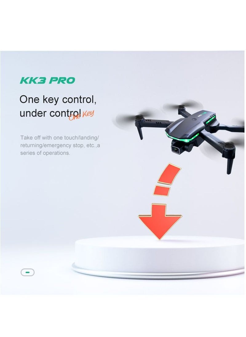 Mi VAZA - KK3 Pro Mini Drone HD Dual Camera Wi-Fi FPV Obstacle Avoidance Remote Quadcopter Foldable RC Drone With 1 Battery  for Kids Toys Hobbies for Beginners Not Professional Drone - Image 1