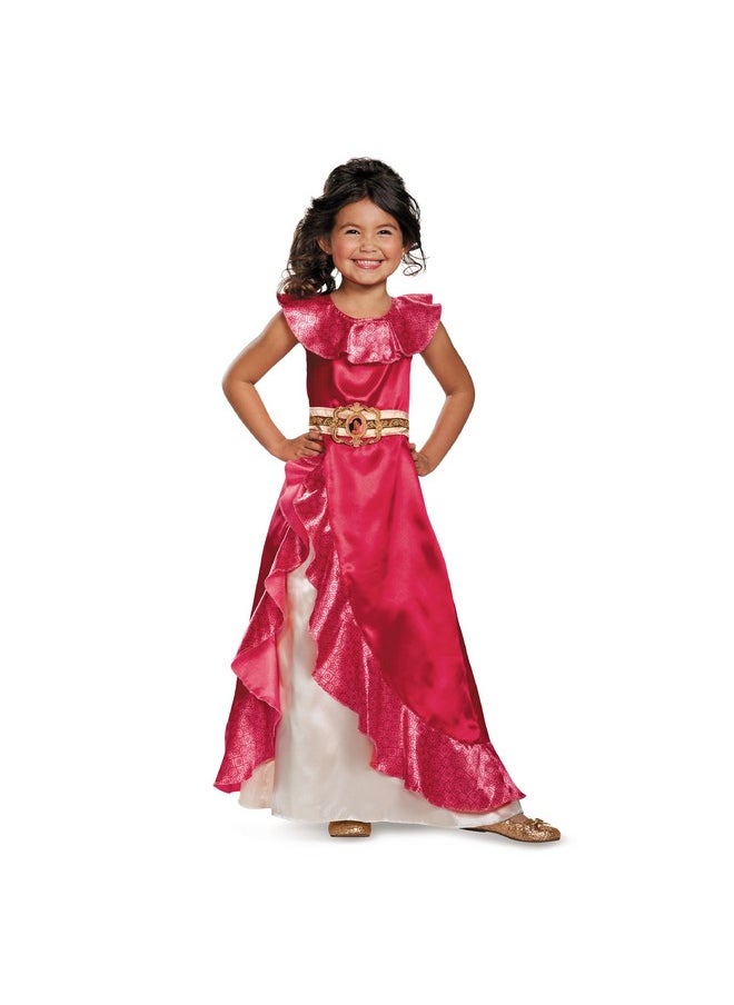 Disguise Disguise Disney Elena of Avalor Adventure Classic Girls' Costume Pink/Red/Kaf5 Lavender, XS (3T-4T)  - Image 1