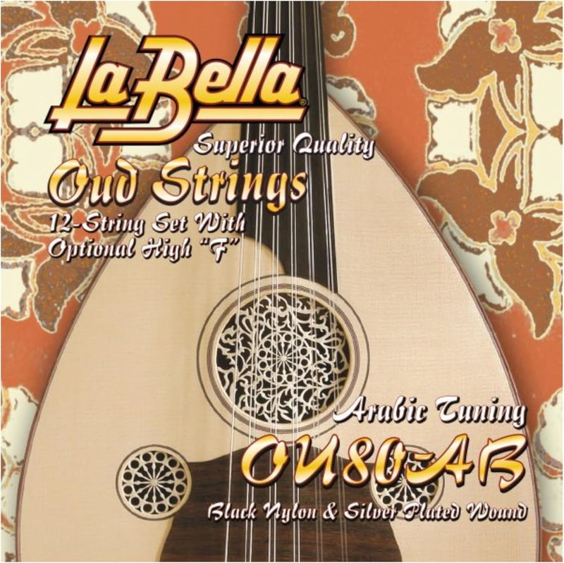 La Bella مجموعة أوتار العود لا بيلا OU80AB - Image 1