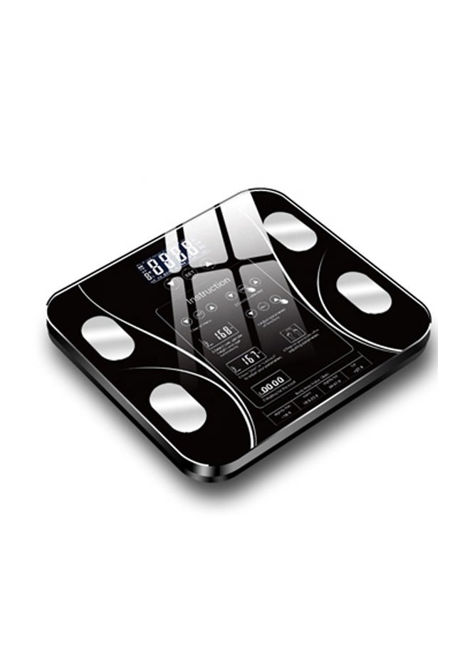 Hihonor Intelligent Weight Scale, Body Fat Scale, Body Weight Scale, Digital Scales for Body Weight Household Health Monitor, High Precision Intelligent Digital Electronic Weight BMI Scale, Black  - Image 1