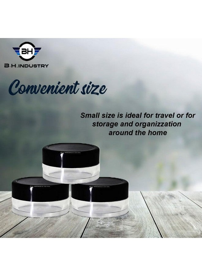 BH PLAST Acrylic Cosmetic Jars, 8 Gram, Pack of 250, Multipurpose, Leakproof - Image 4