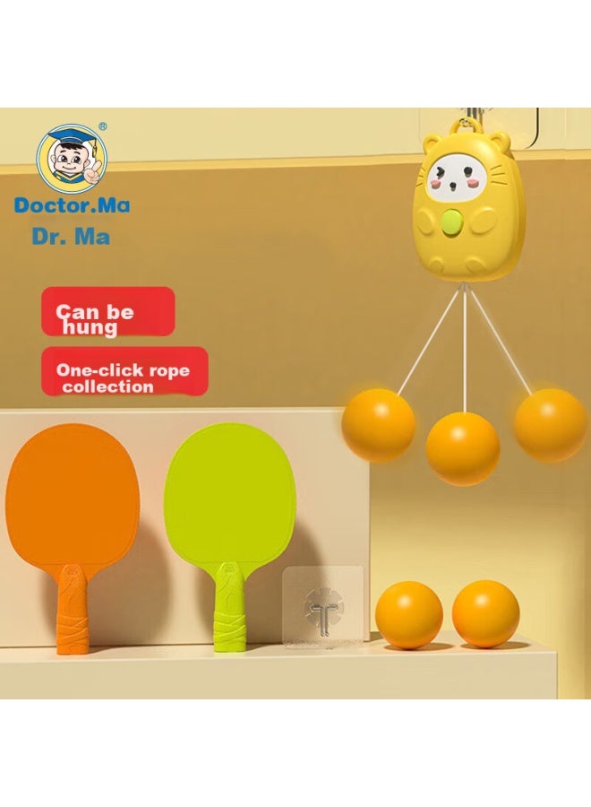 Doctor Ma Table Tennis Training Device, Children's Toy, Home Use, Wall-mounted, Indoor Exercise, Christmas Gift - Image 1