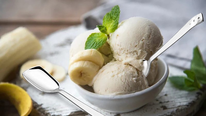 SHAPES Premium Stainless Steel White Dot Ice Cream Spoon Set of 12 Pieces | Ice Cream Spoon, Frozen Desserts | Rust-Resistant, Dishwasher Safe, Elegant Design - Image 3
