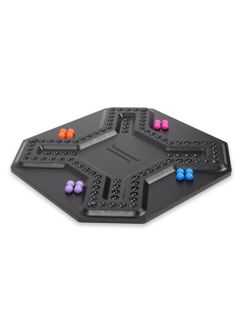 JACKAROO THE ORIGINAL - JACKAROO ™ 4 player black leather JJ Edition board game - Image 1