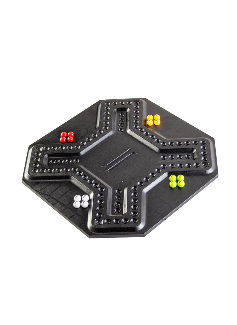 JACKAROO THE ORIGINAL - JACKAROO ™ 4 player black leather JJ Edition board game - Image 1
