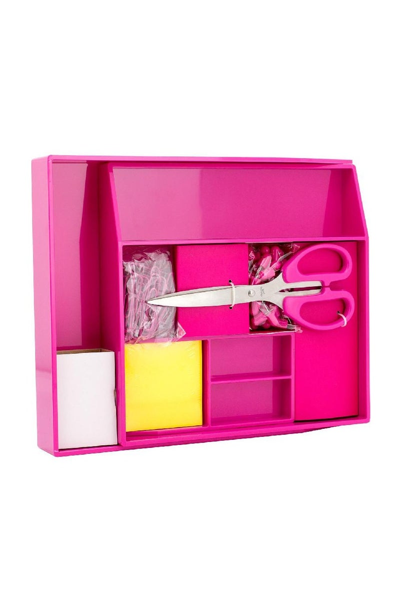 ROCO Desk Set 5 Components ABS Plastic Pink - Image 1