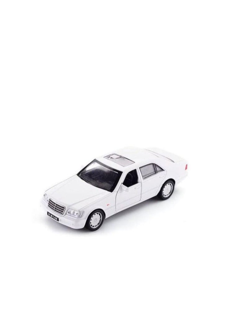 Luxury metal Mercedes with an elegant gray color, movable doors, trunk, and hood, realistic sounds with headlight illumination, sunroof, fast rubber wheels, and a length of 16 cm!"  - Image 3