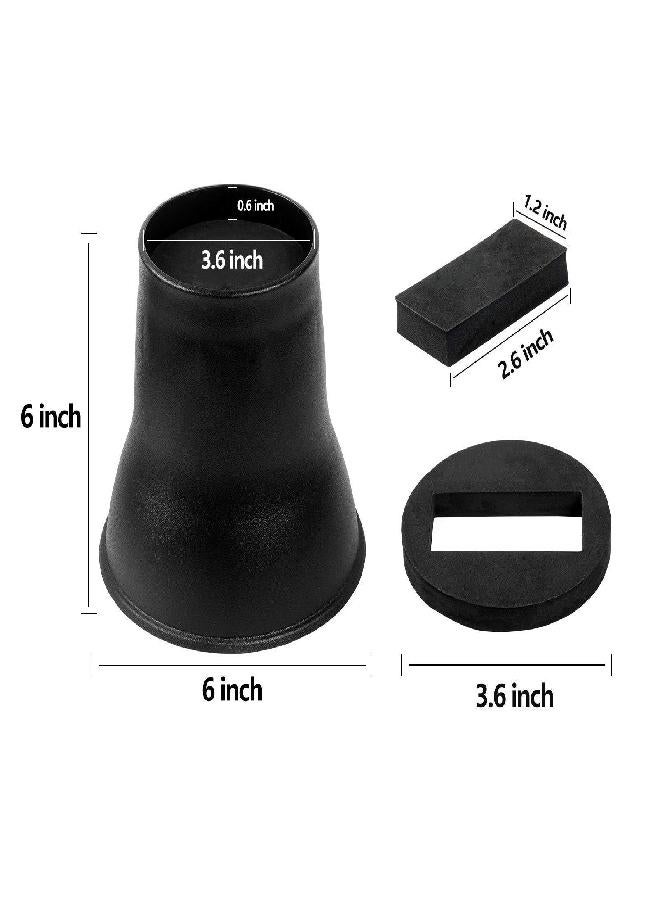 BTSD-home Bed Risers 6 Inch Heavy Duty, Round Furniture Risers for Table Desk College Dorm Sofa Couches TV Stands (4 Pack) - Image 1