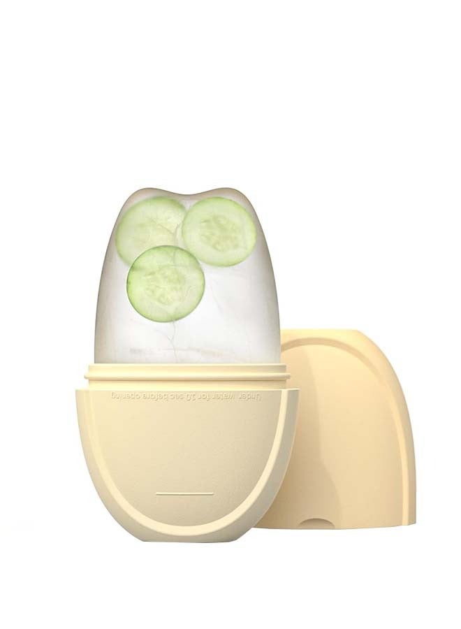 KHAJUL Elliptic Simplicity Shape Ice Roller For Face, Beauty Facial Massage, Glow Cube For Face  - Image 3