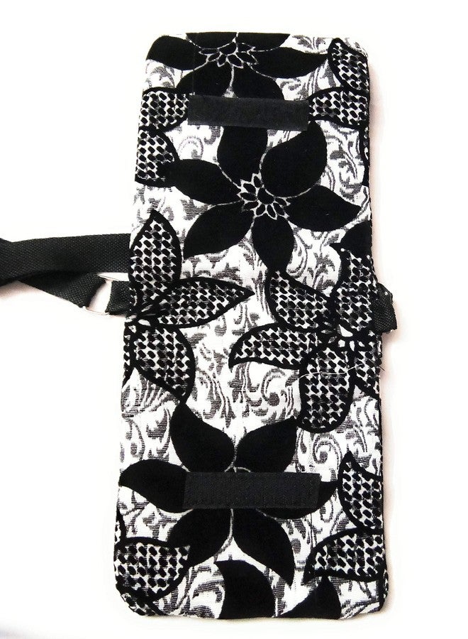 Chircrafts Sling Bag Handbag Cross body Cotton Canvas Cloth Handmade Black White Color Small | for Girls & women - Image 4