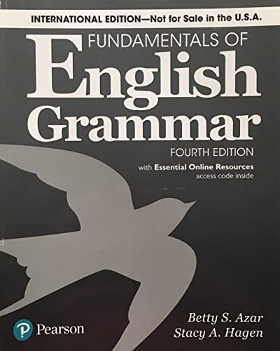 Fundamentals Of English Grammar 4E Student Book With Essential Online Resources International Editi