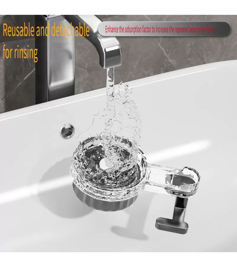 Gray Electroplated Suction Cup Hooks Strong Adhesive Wall Mount For Bathroom Kitchen Entryway - Image 4