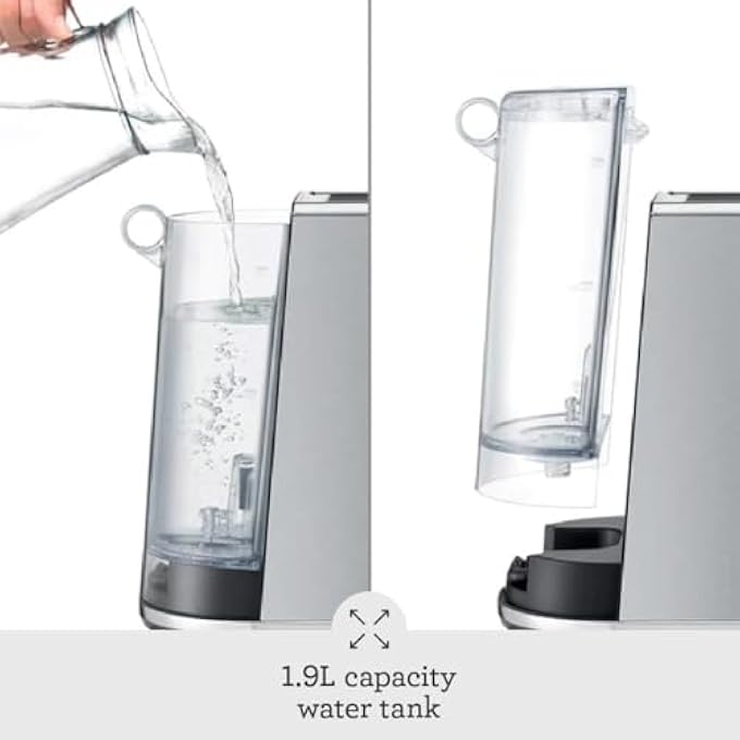 سيج ماكينة صنع القهوة بامبينو بلس المدمجة مع خافق حليب أوتوماتيكي، مصنوعة من الفولاذ المقاوم للصدأ المصقول، إصدار الإمارات العربية المتحدة، ضمان لمدة عامين من الشركة المصنعة - Image 5